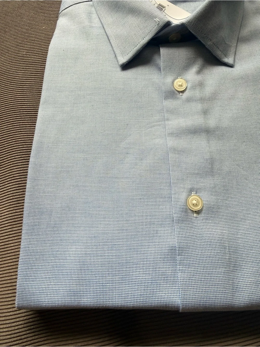 Banana Republic Men's Slim Fit Dress Shirt Soft Teal Large
